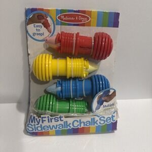Melissa And Doug My First Sidewalk Chalk Set- Brand New